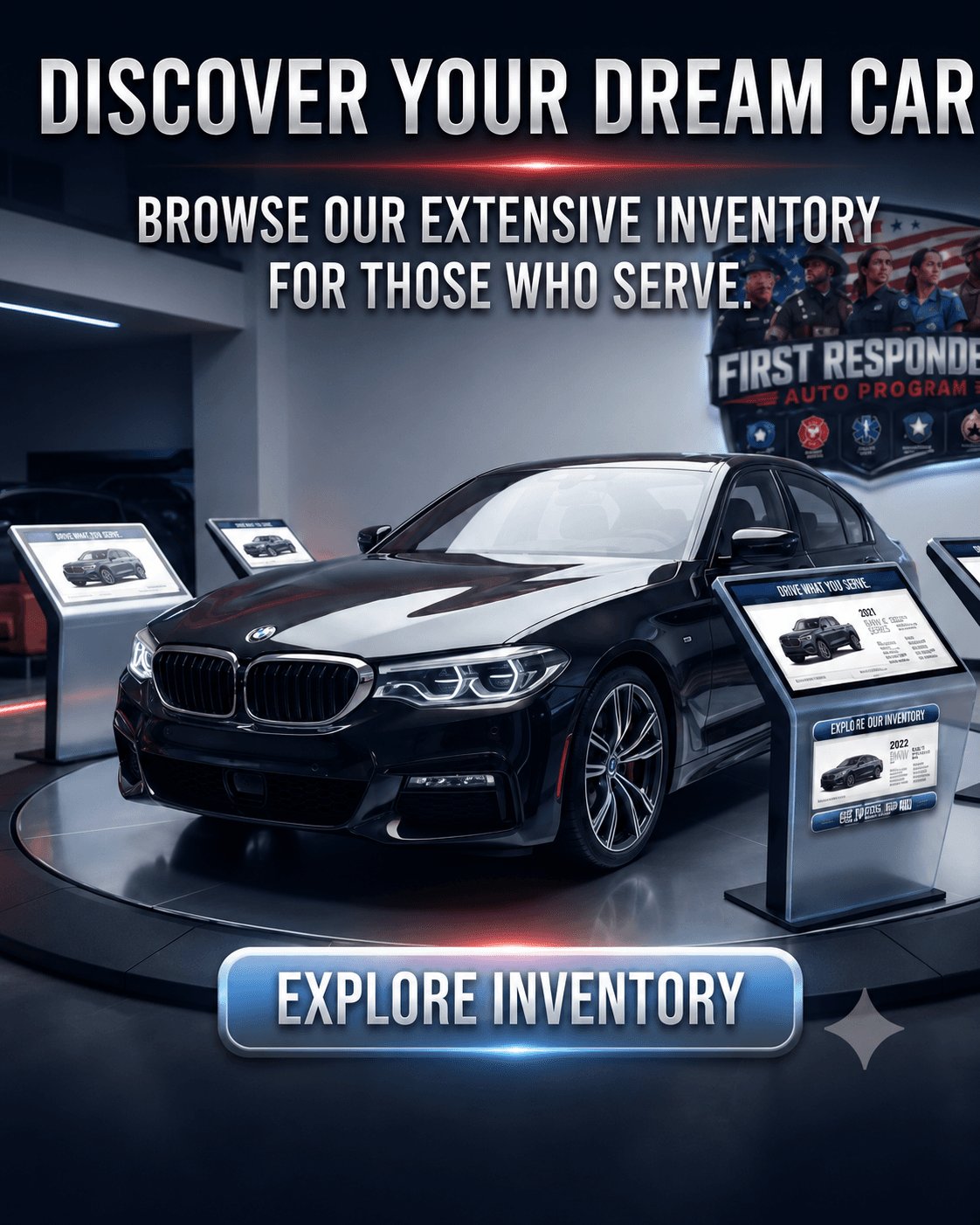 Code3Leasing virtual showroom — exclusive lease programs for those who serve
